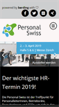 Mobile Screenshot of personal-swiss.ch